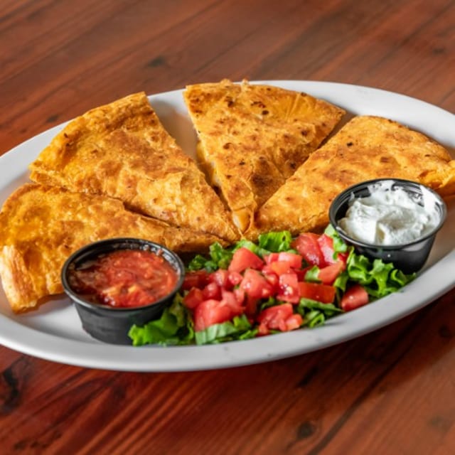 Three Cheese Quesadilla.
