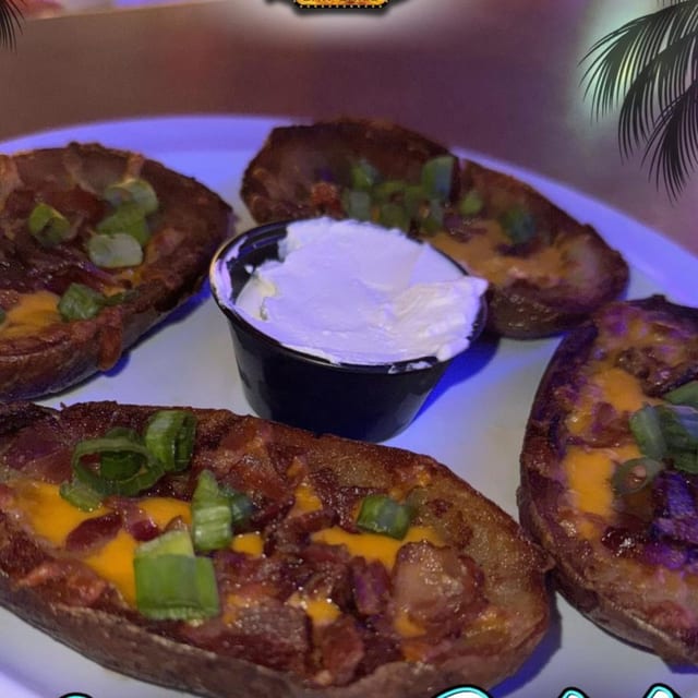 Loaded Potato Skins.