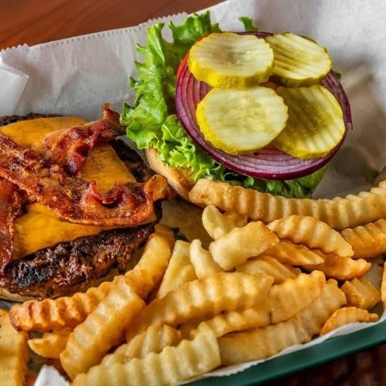 Quarter Pound Mick Jr Burger.